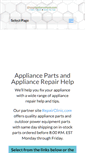 Mobile Screenshot of cheapapplianceparts.com